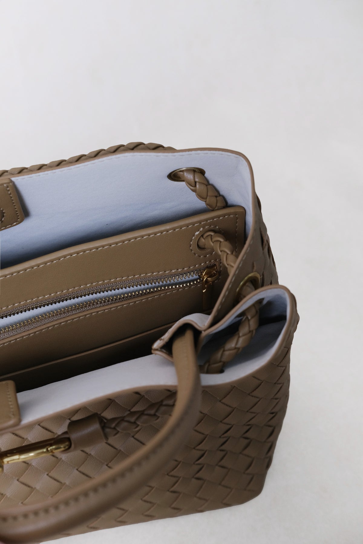 Large Artisan Grace Tote - Khaki
