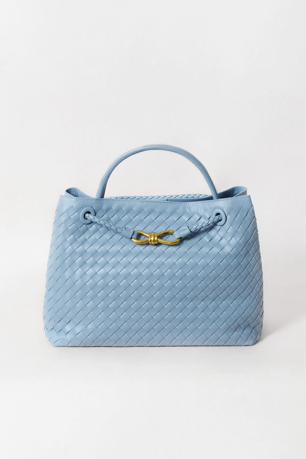Large Artisan Grace Tote - Dusty Blue