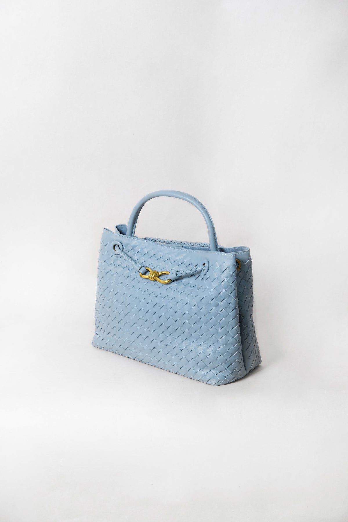 Large Artisan Grace Tote - Dusty Blue