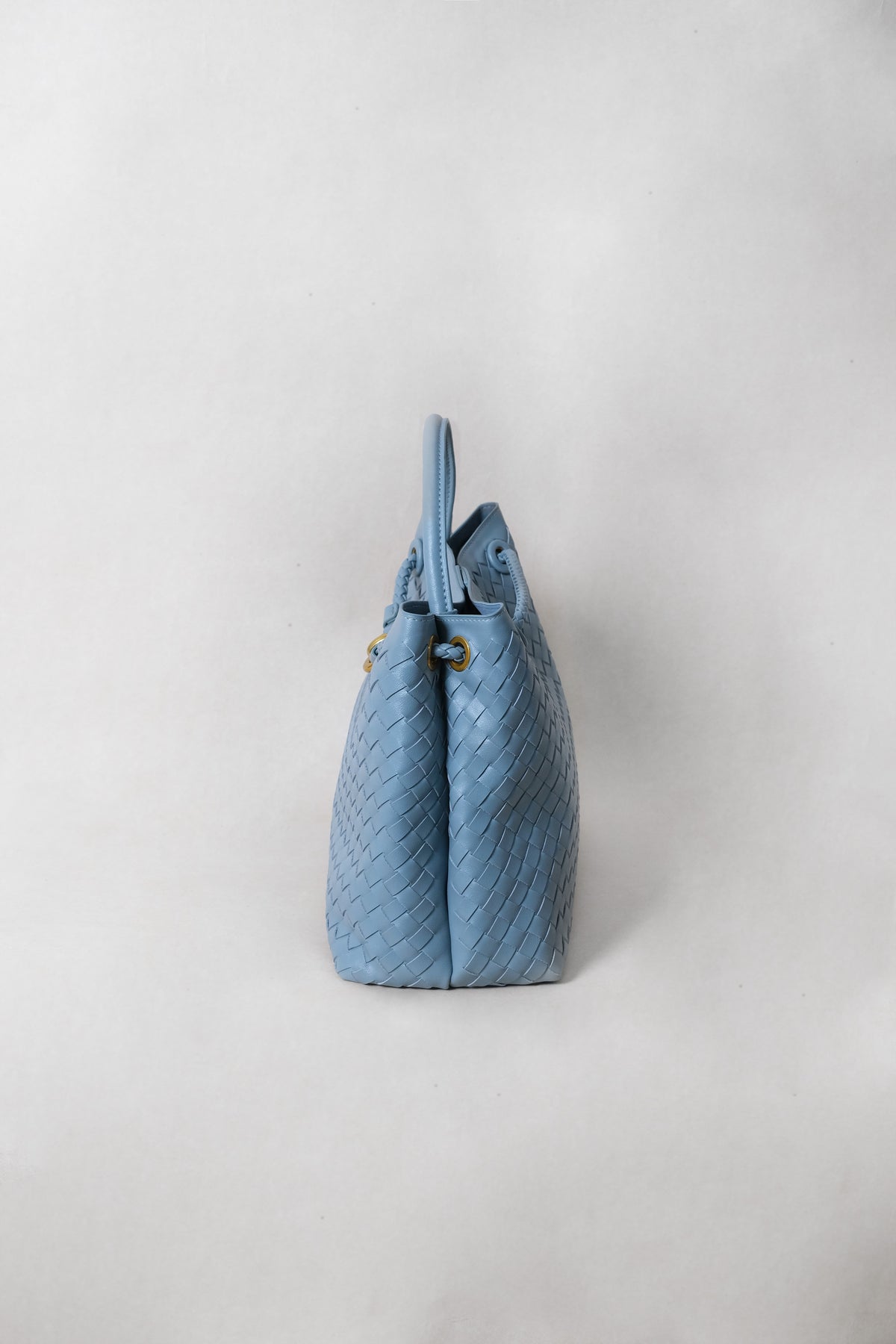 Large Artisan Grace Tote - Dusty Blue