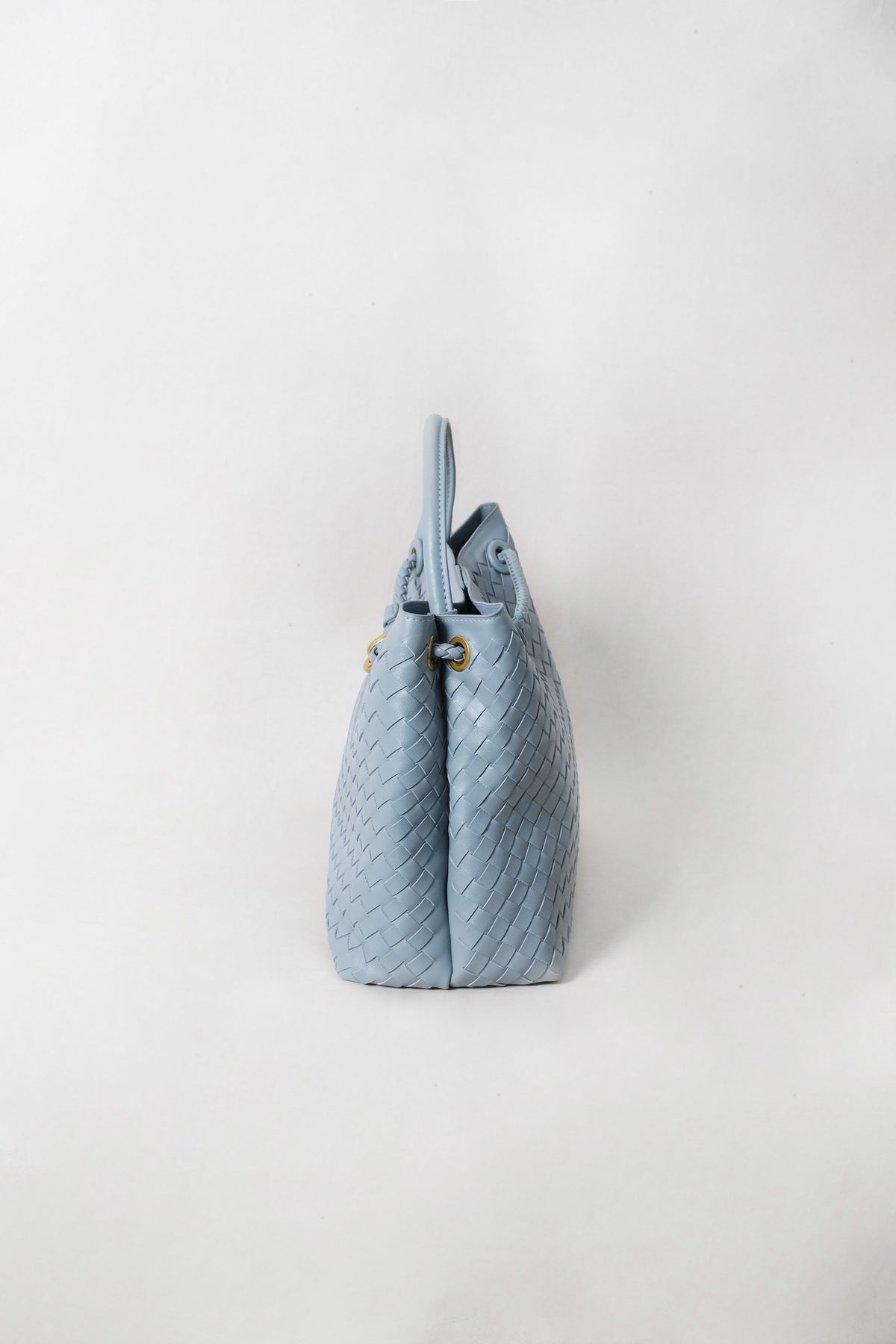 Large Artisan Grace Tote - Dusty Blue