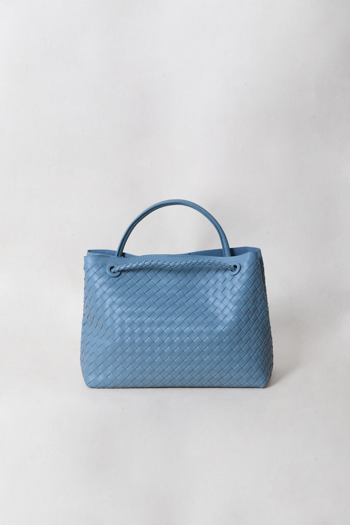 Large Artisan Grace Tote - Dusty Blue
