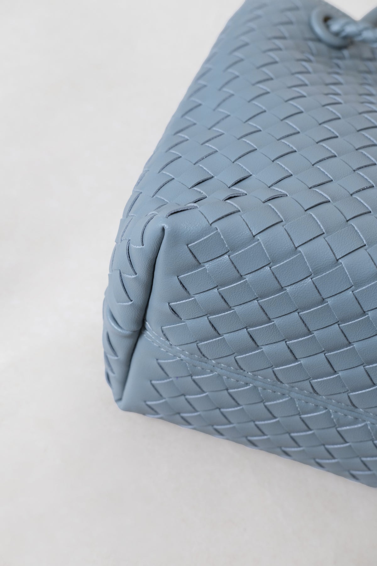 Large Artisan Grace Tote - Dusty Blue