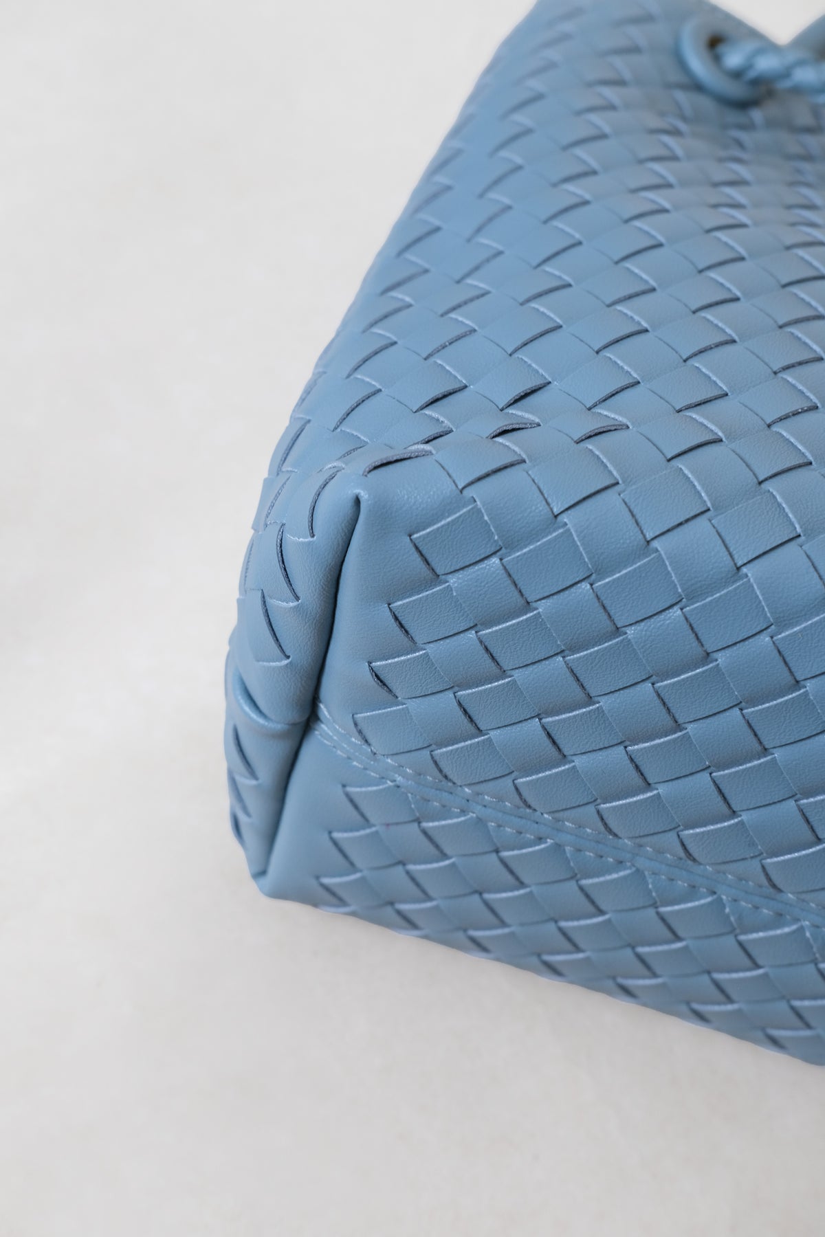 Large Artisan Grace Tote - Dusty Blue
