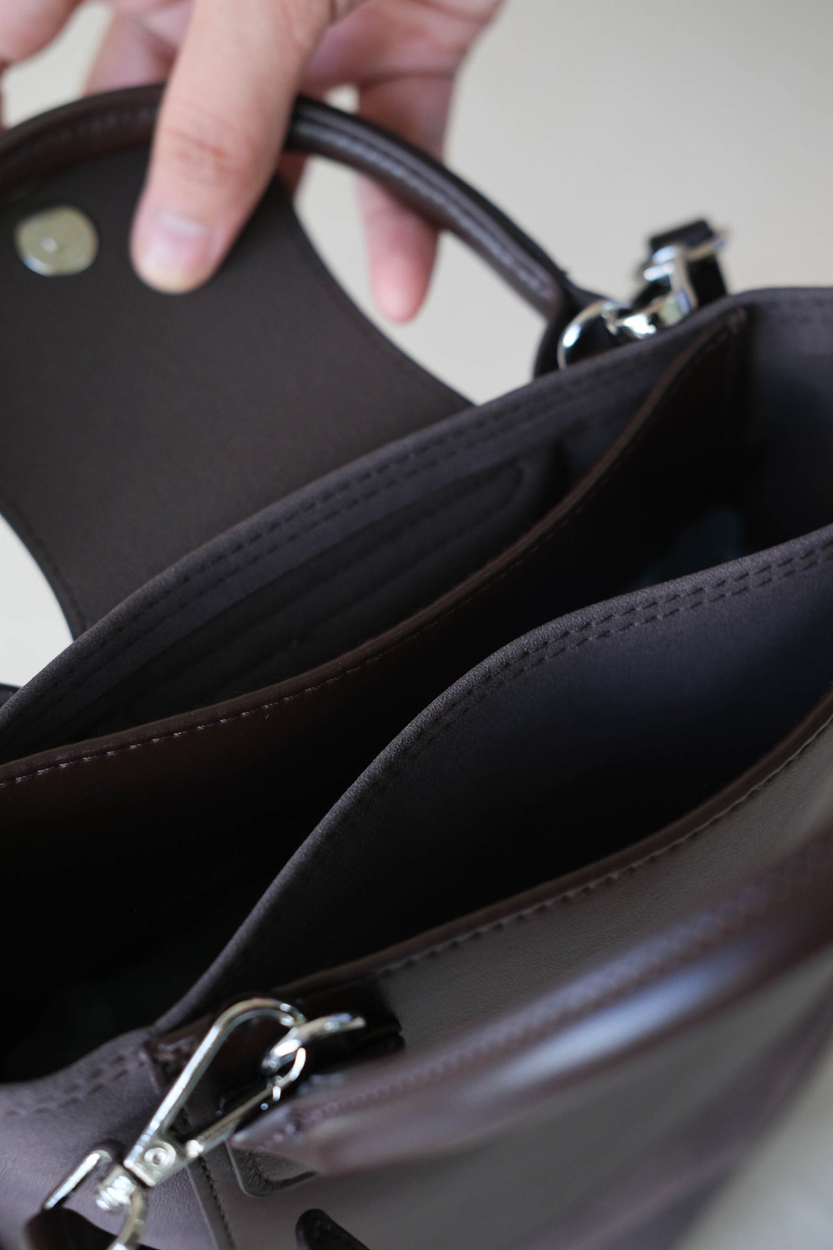The Chérie Bucket Bag - Dark Chocolate