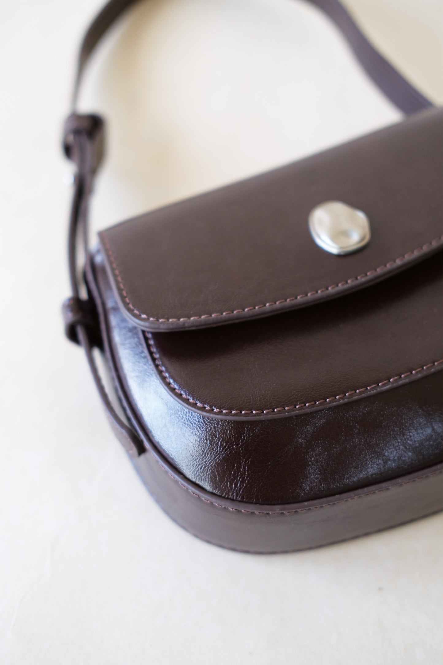 The Yuna Saddle Bag - Dark Coffee