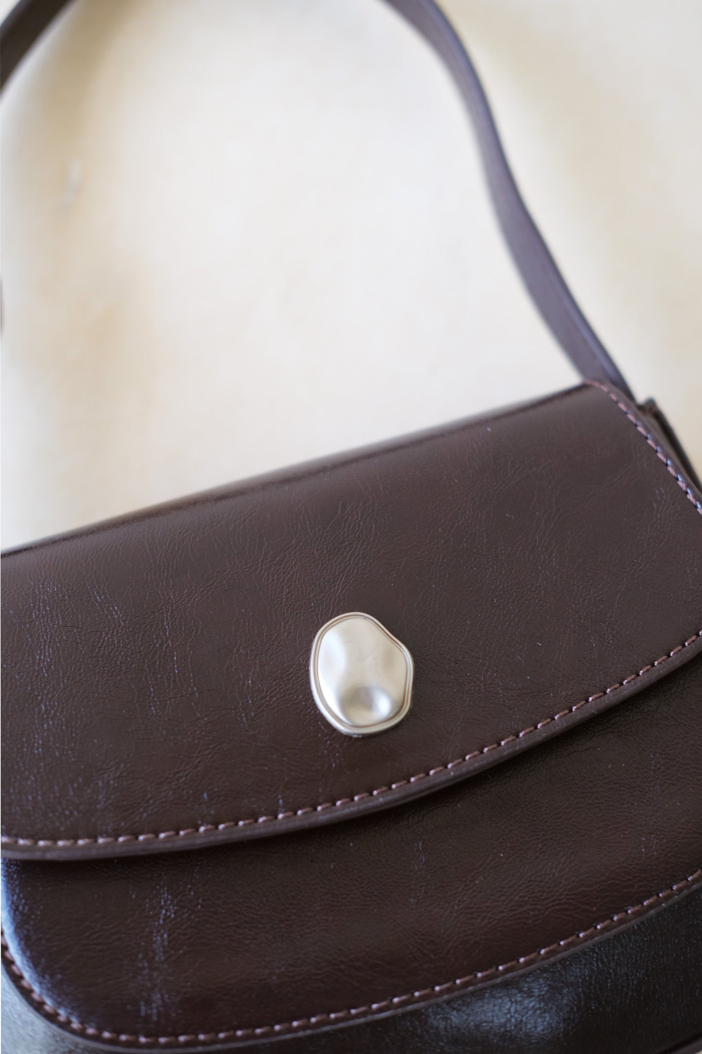 The Yuna Saddle Bag - Dark Coffee