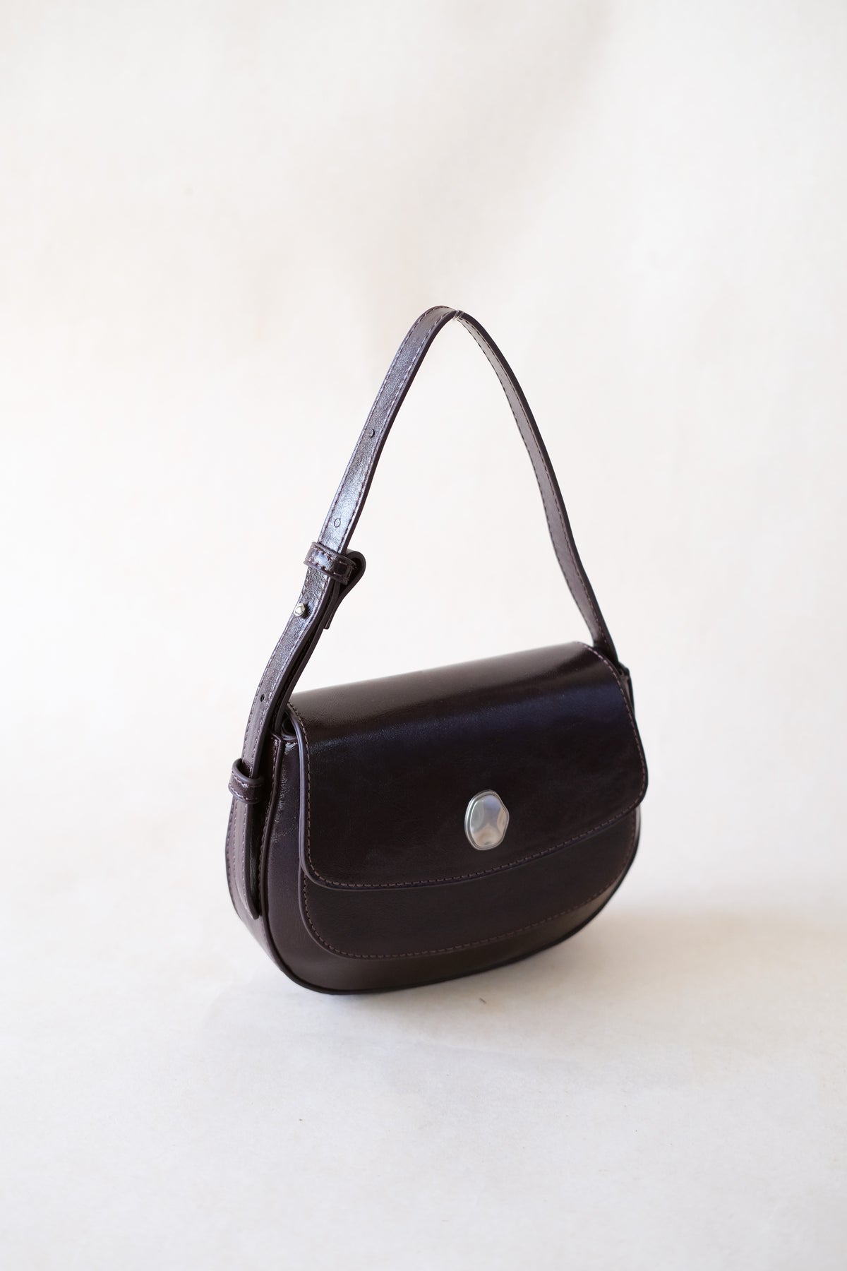 The Yuna Saddle Bag - Dark Coffee