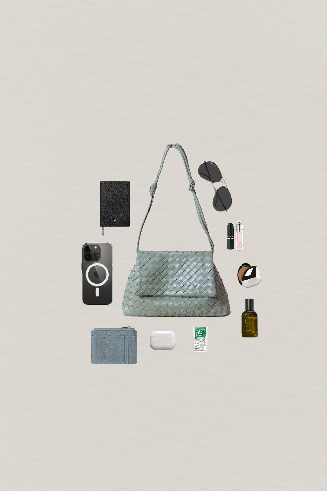 Artisan Classic Messenger Bag - Mineral Green