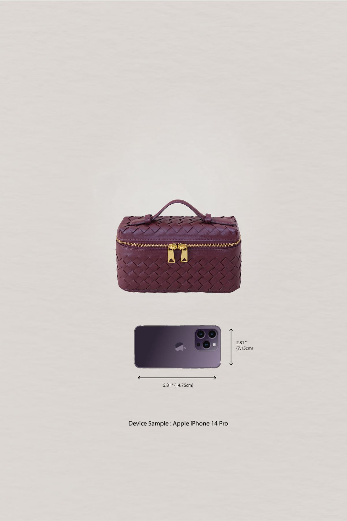 Artisan Aurelia Mini Box - Wine Red