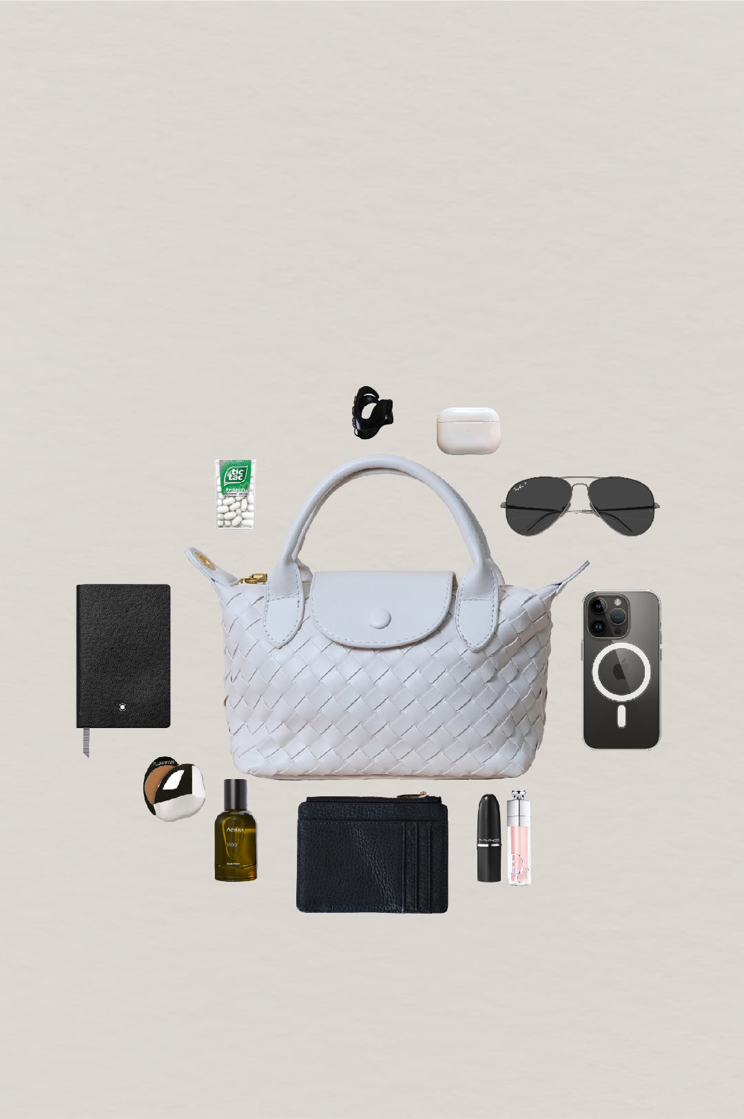 Artisan Véra Mini Carry Bag - Cream White