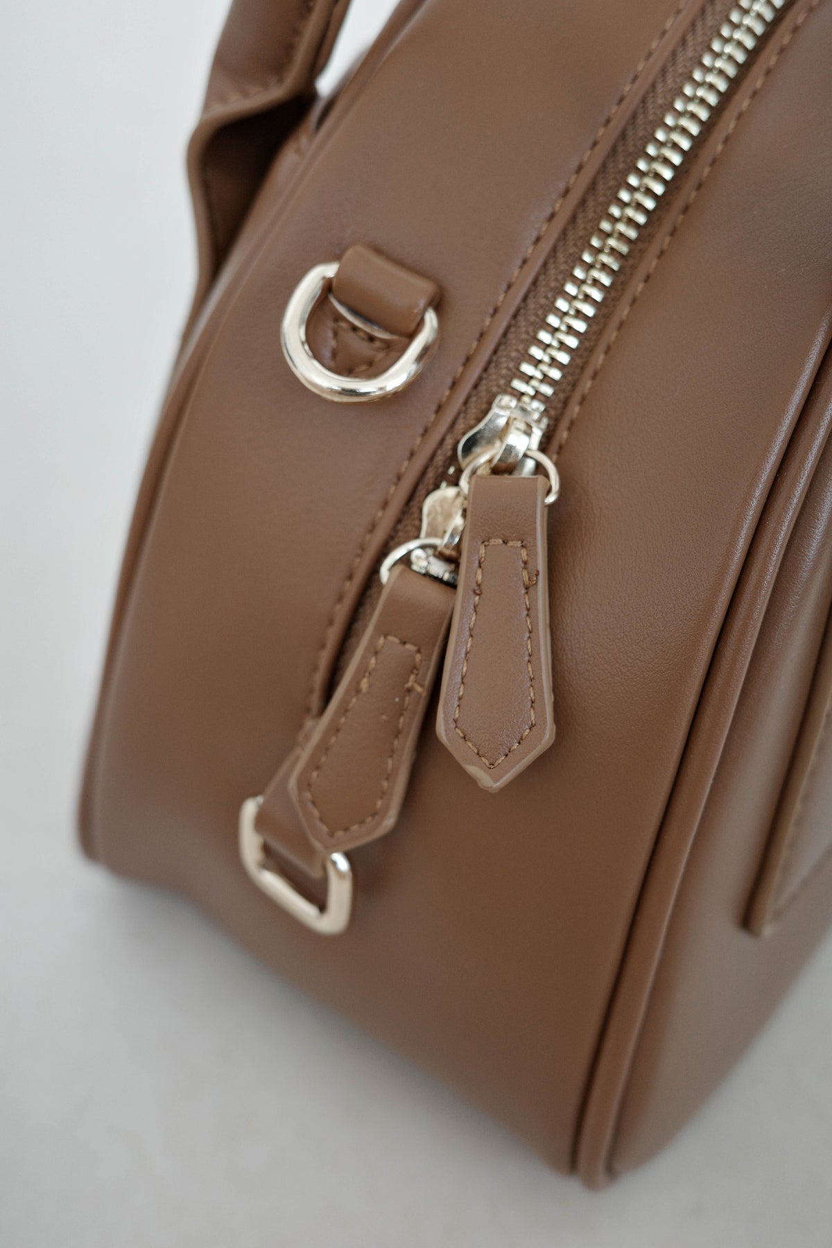 Japanese Triangular Rice Ball Shoulder Crossbody Bag in Light Brown