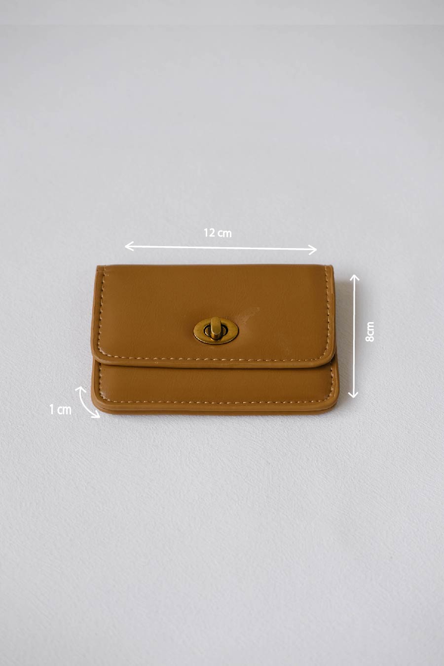 Mini Treasure Card Holder In Brown
