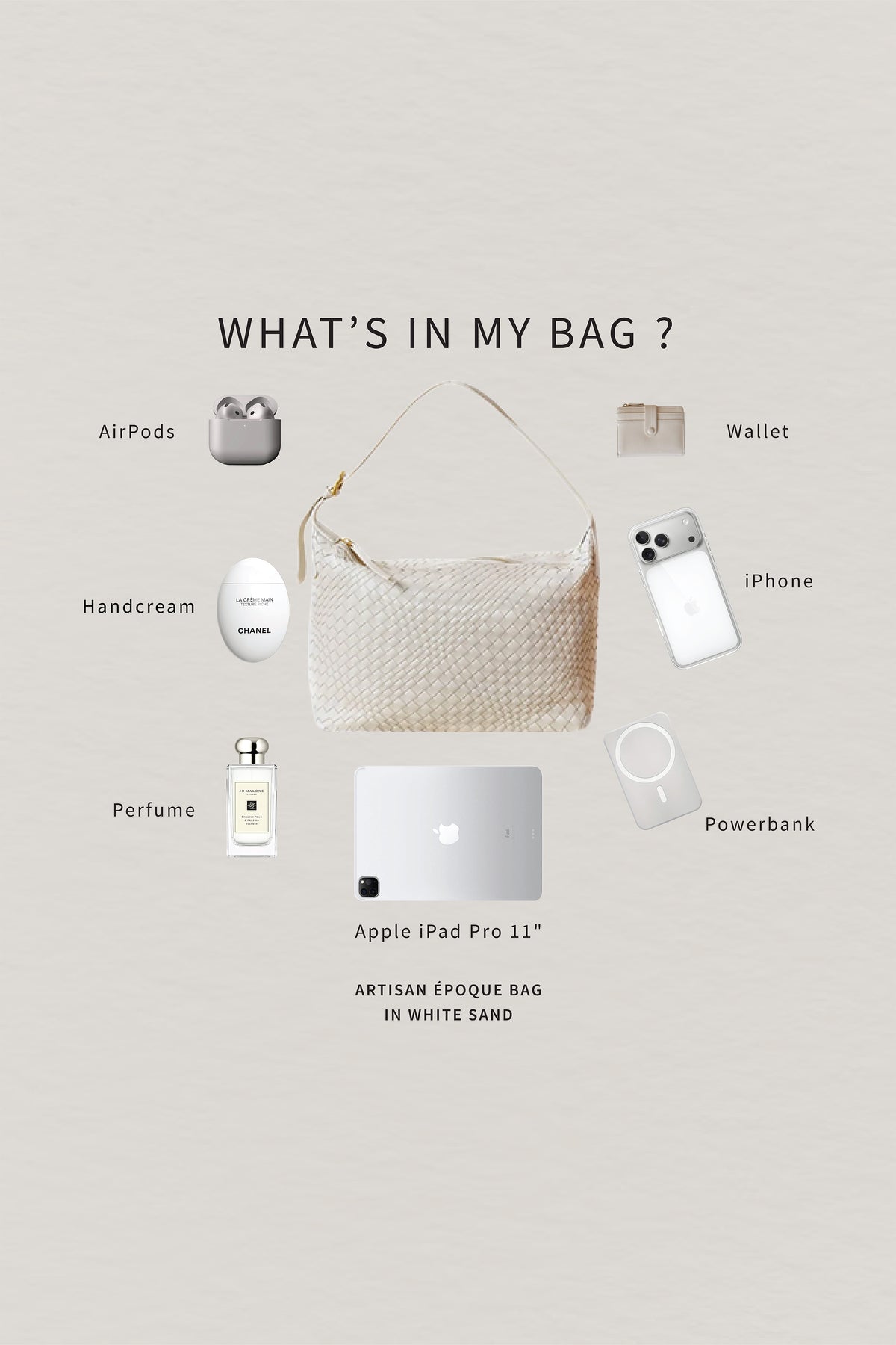 Artisan Époque Bag - White Sand