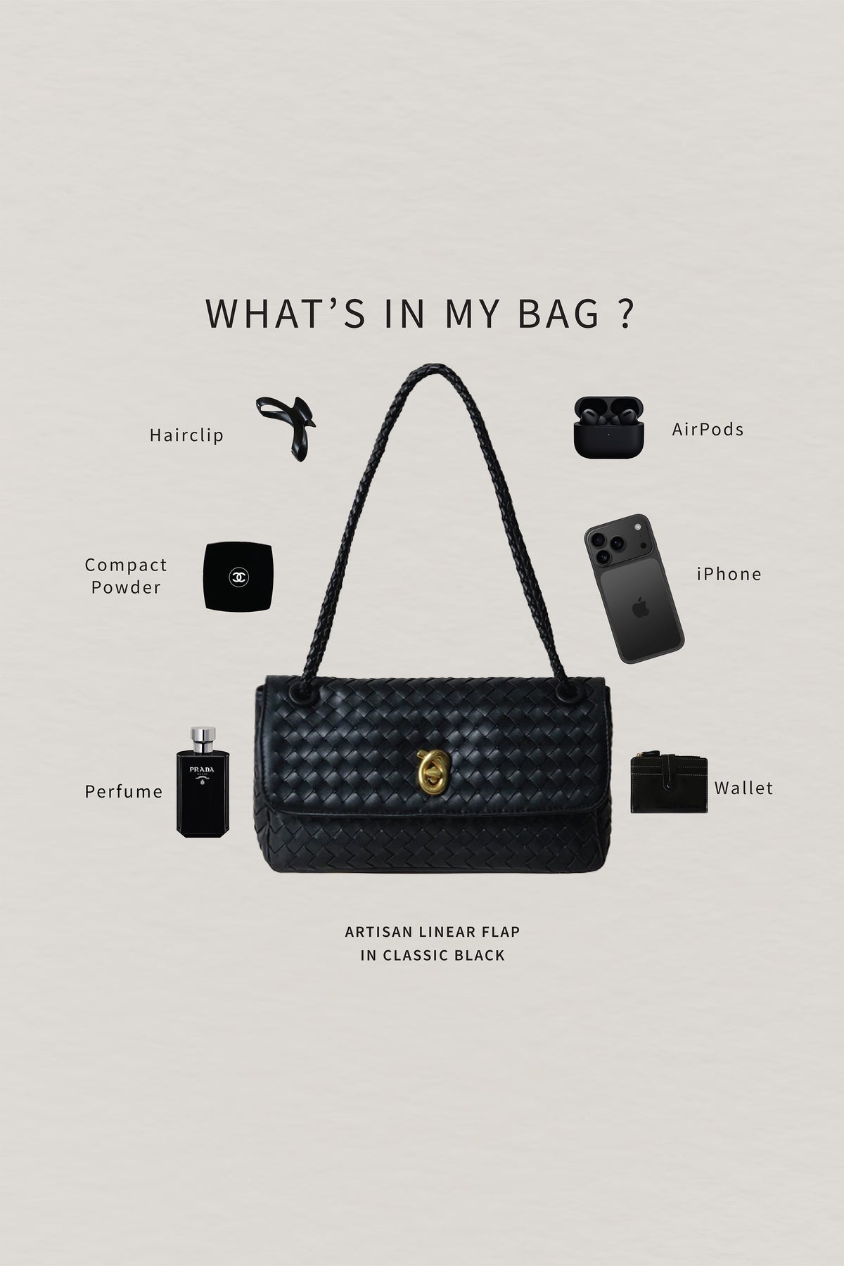 Artisan Linear Flap - Classic Black