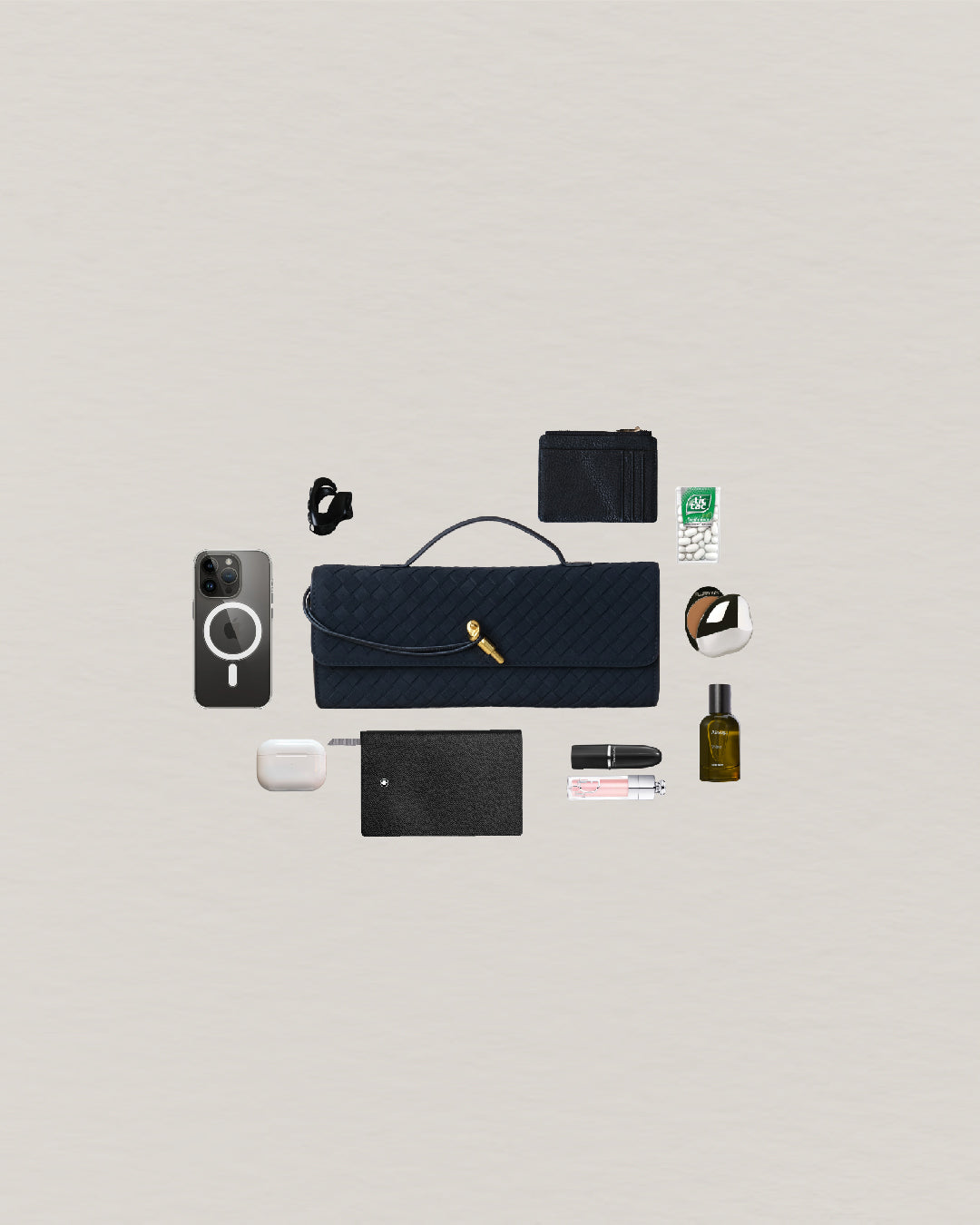 Artisan Crafted Flap Bag - Classic Black