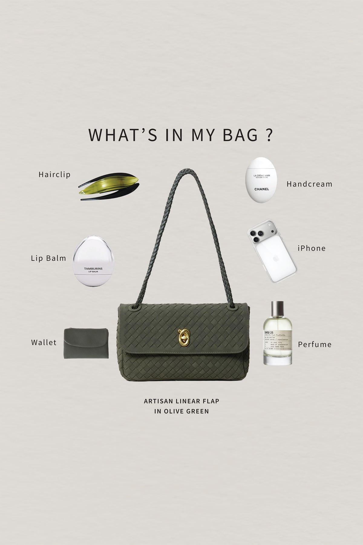 Artisan Linear Flap - Olive Green