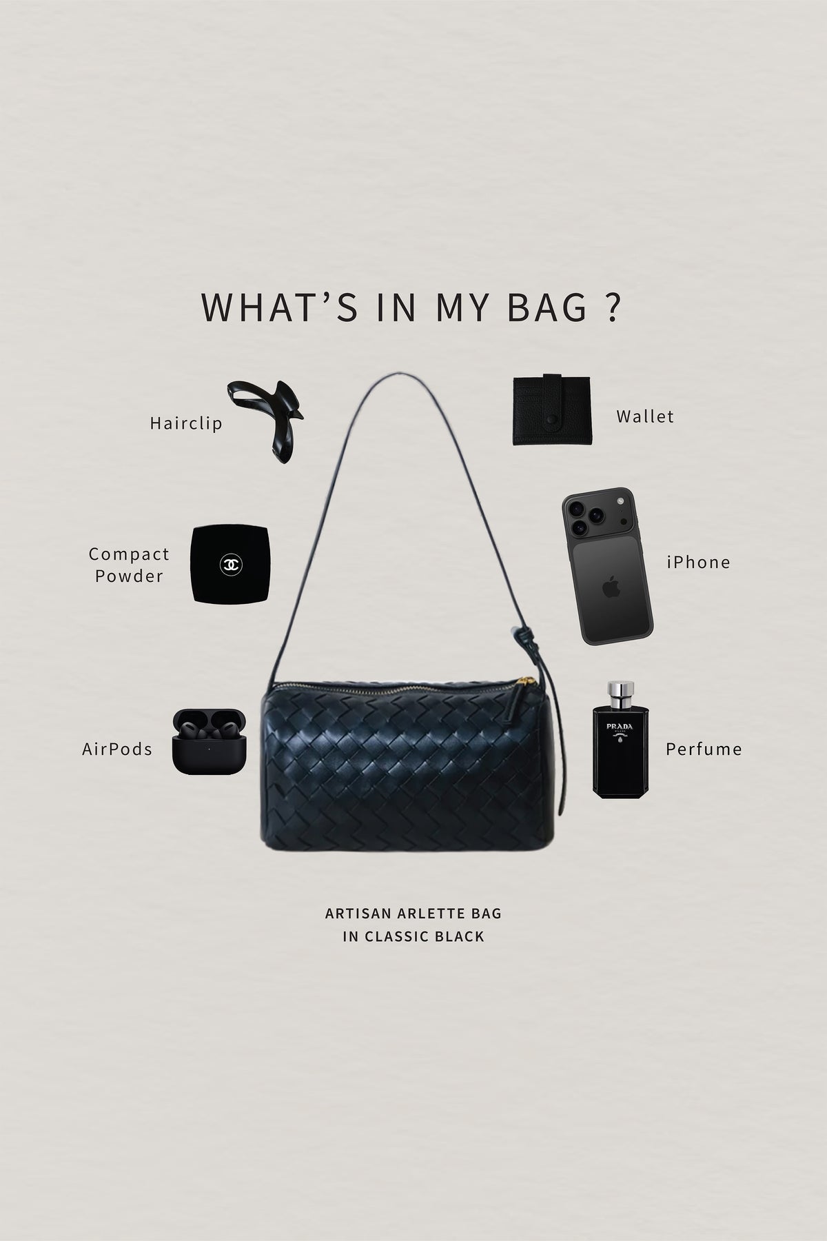 Artisan Arlette Bag - Classic Black