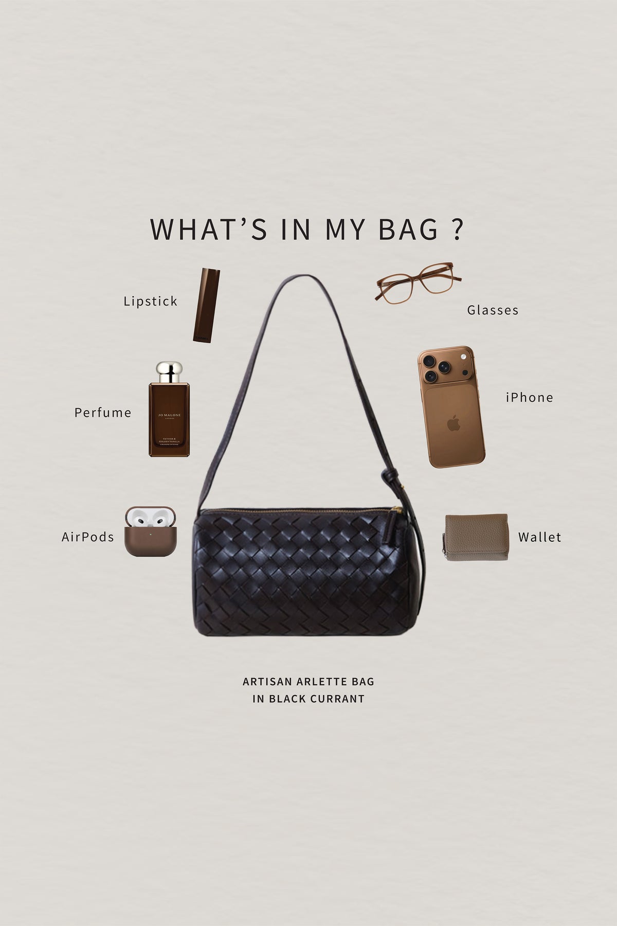 Artisan Arlette Bag - Black Currant