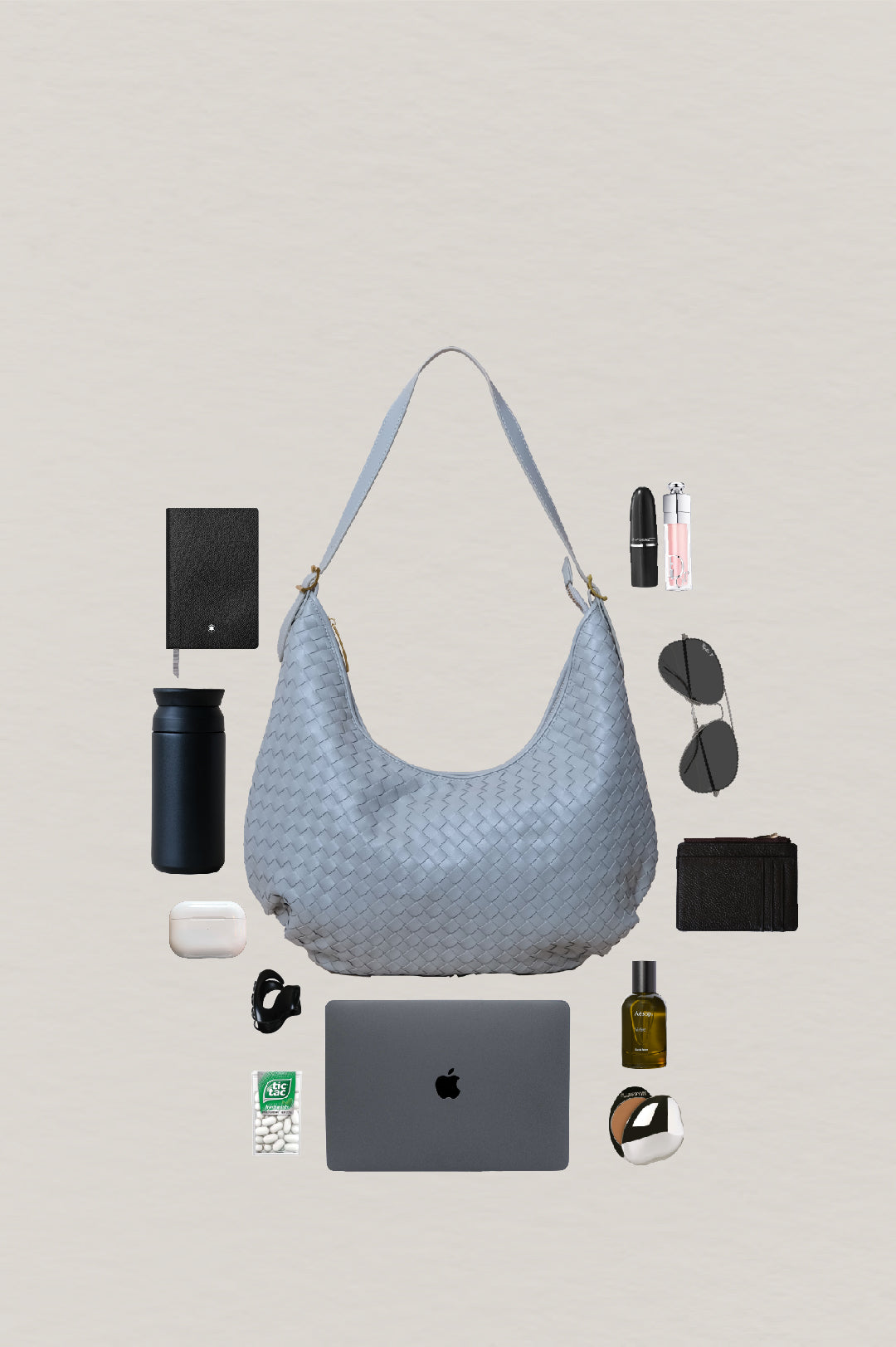 Artisan Classic Moon Bag - Agate Grey