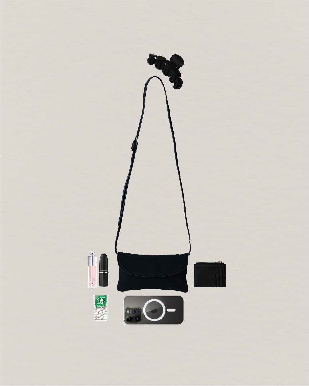 Élise Mini Crossbody - Classic Black
