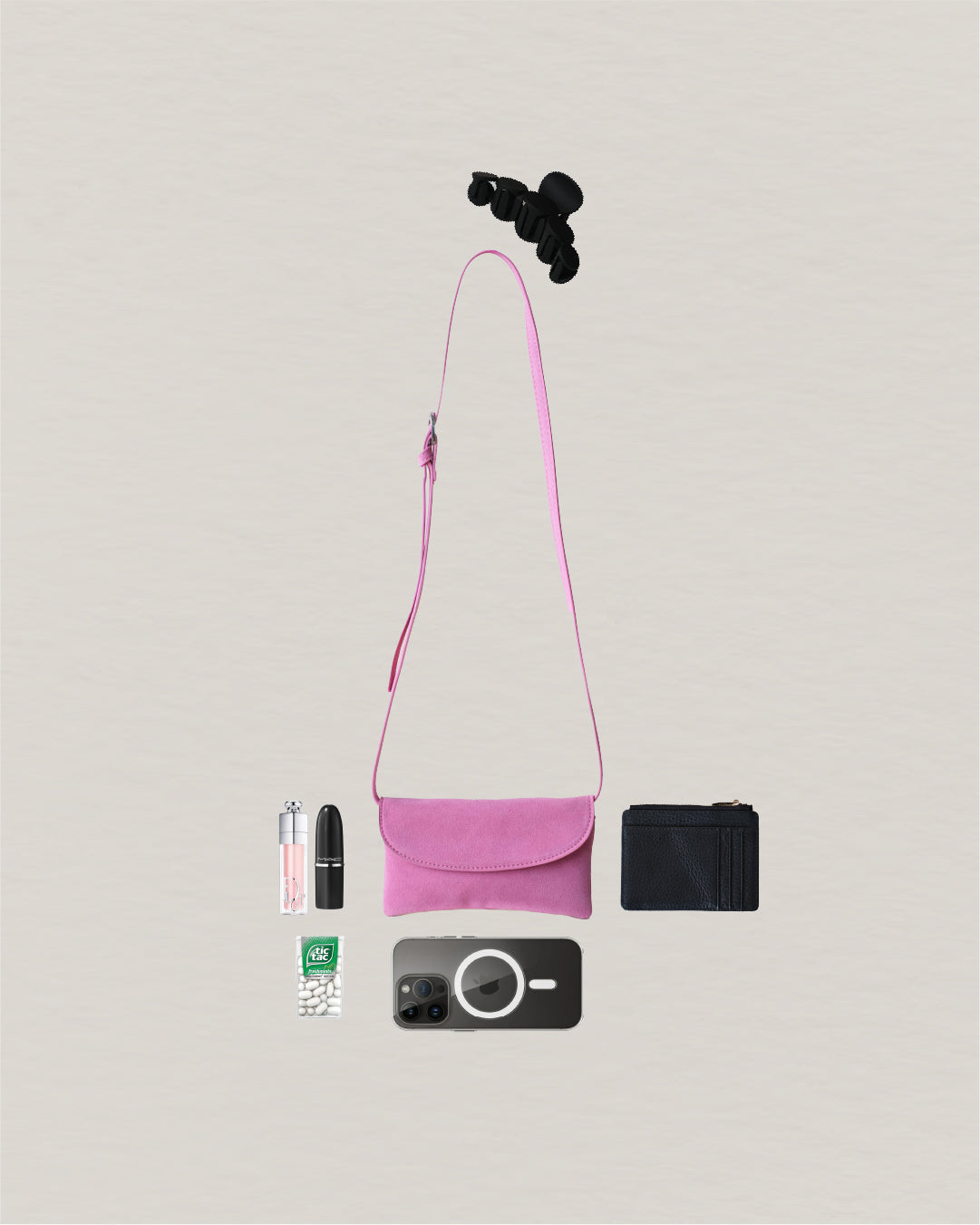 Élise Mini Crossbody - Pink