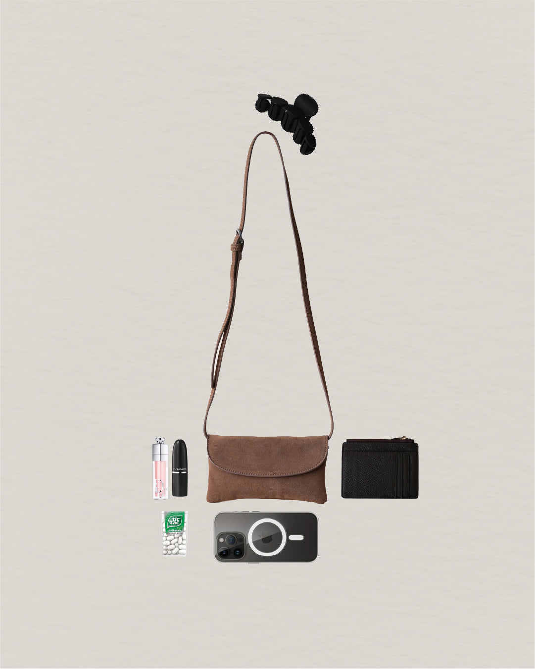 Élise Mini Crossbody - Chestnut