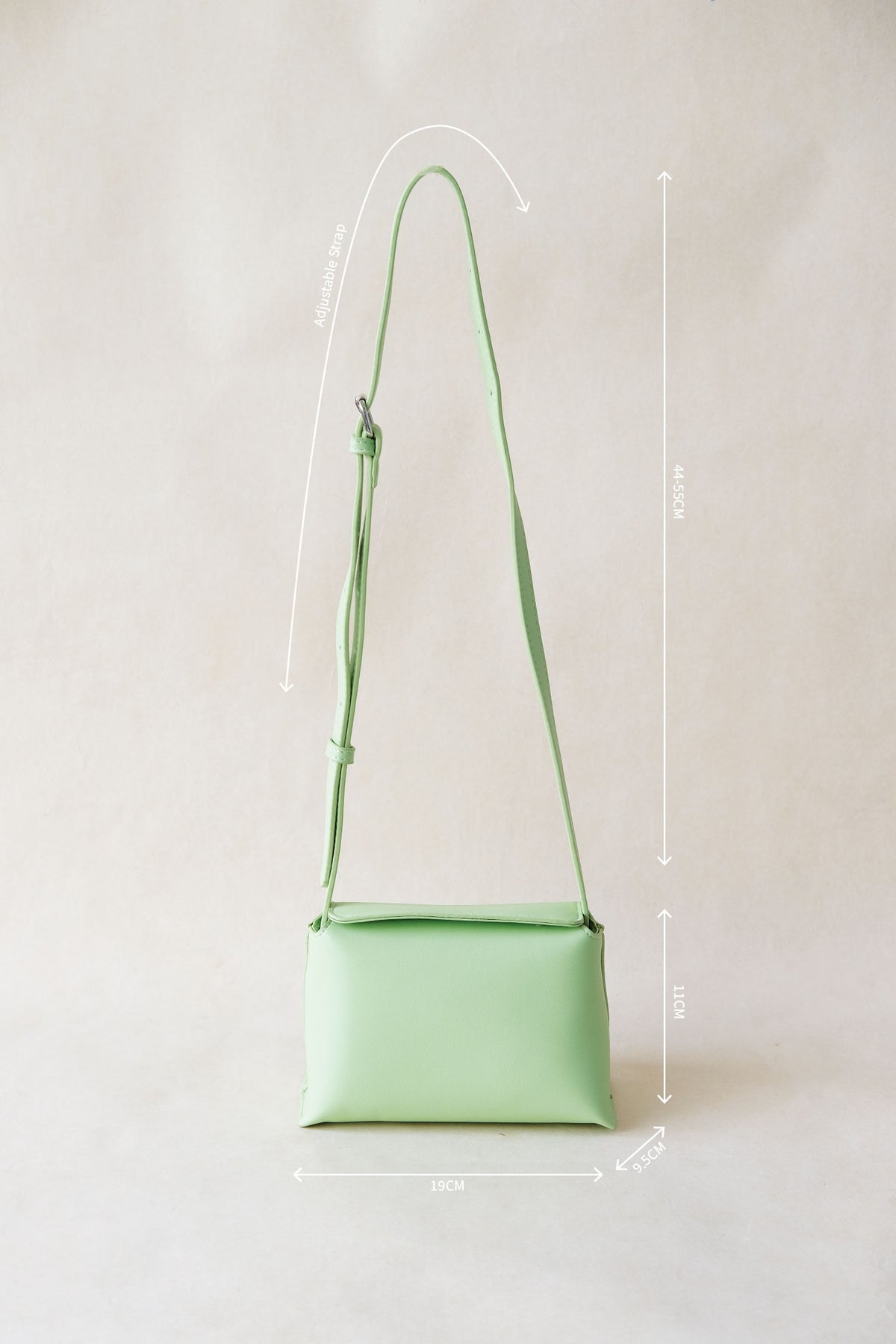 The Hana Box Bag - Light Green