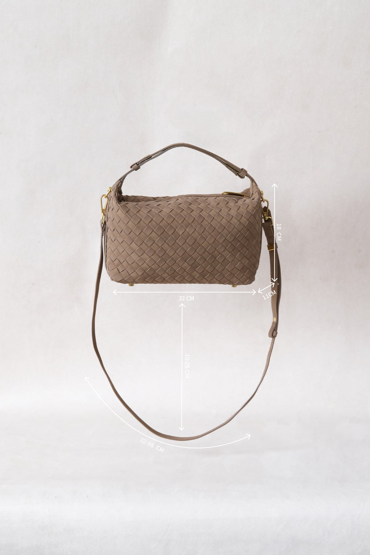 Artisan Velour Bag - Khaki (Medium)