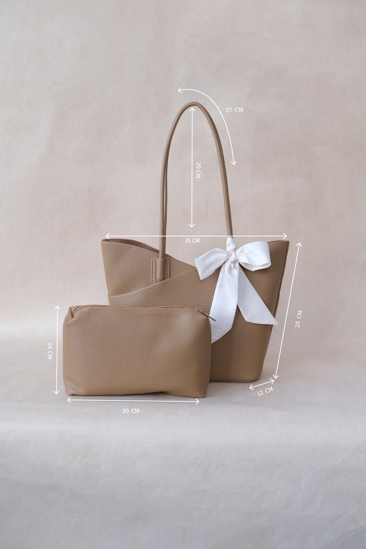 Flower Bud Aura Bag - Biscotti