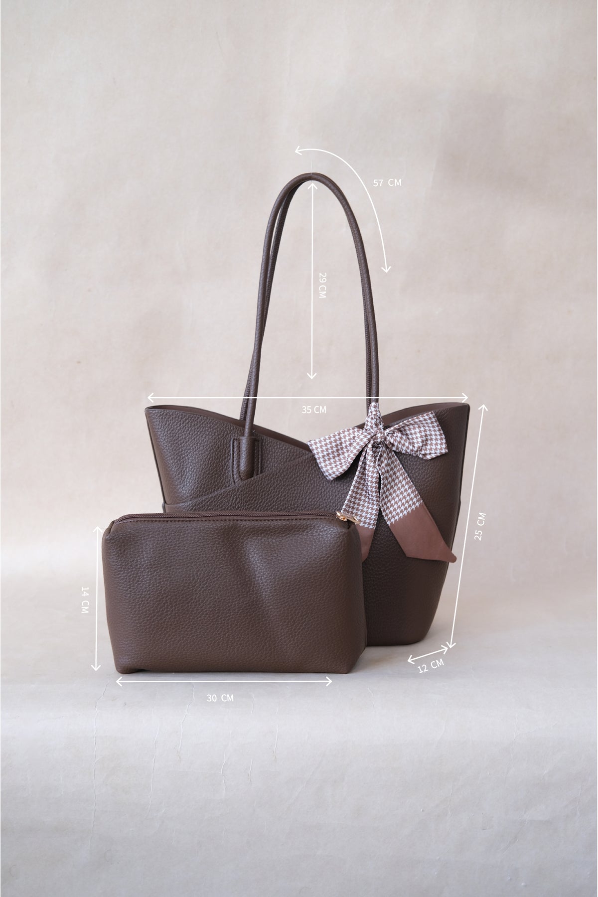 Flower Bud Aura Bag - Coffee