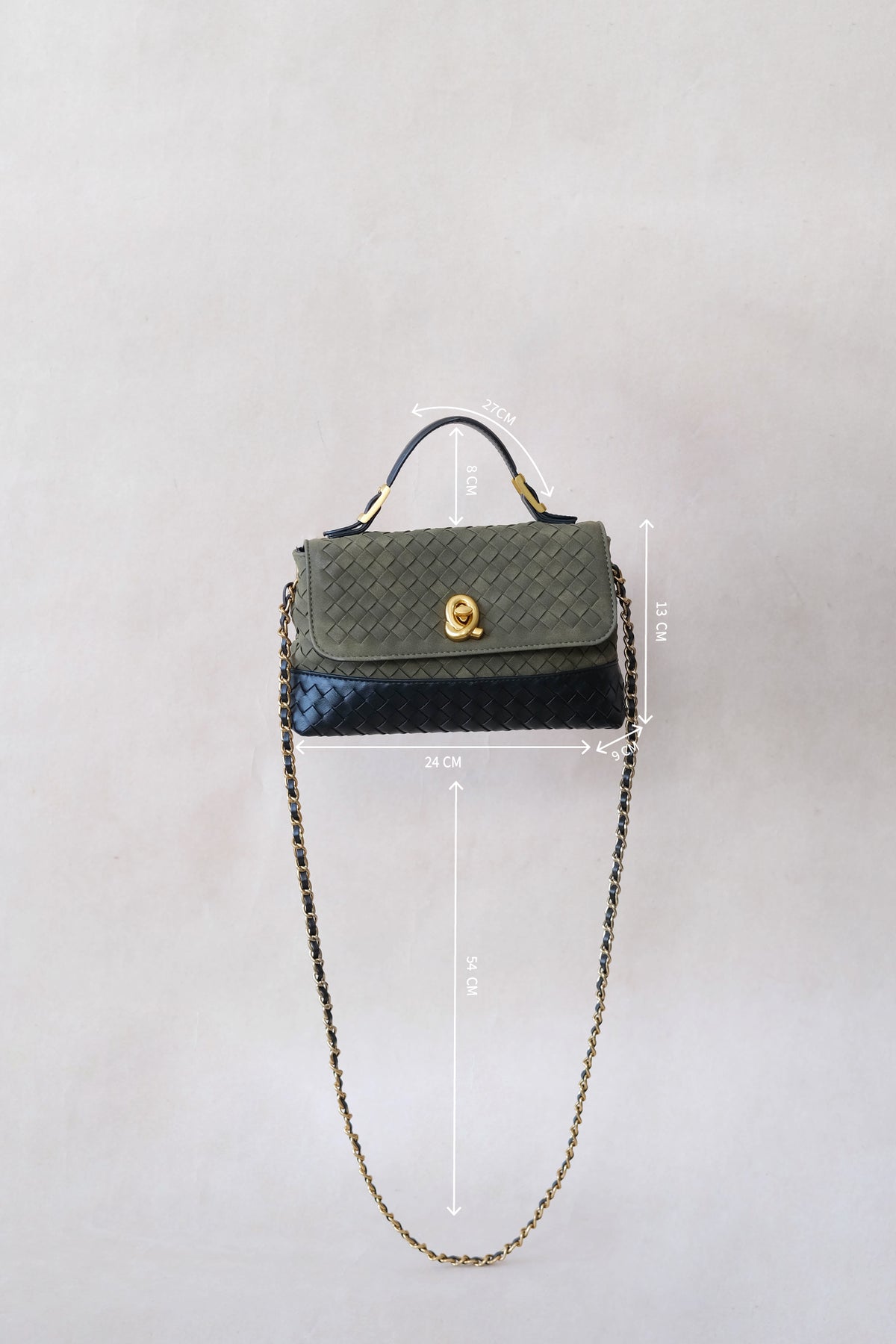 Artisan Minimalist Weave Multi-Bag - Olive Green