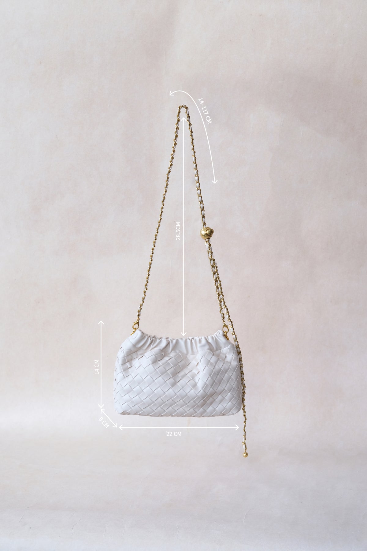 Artisan Signature Cloud Bag - Cream White