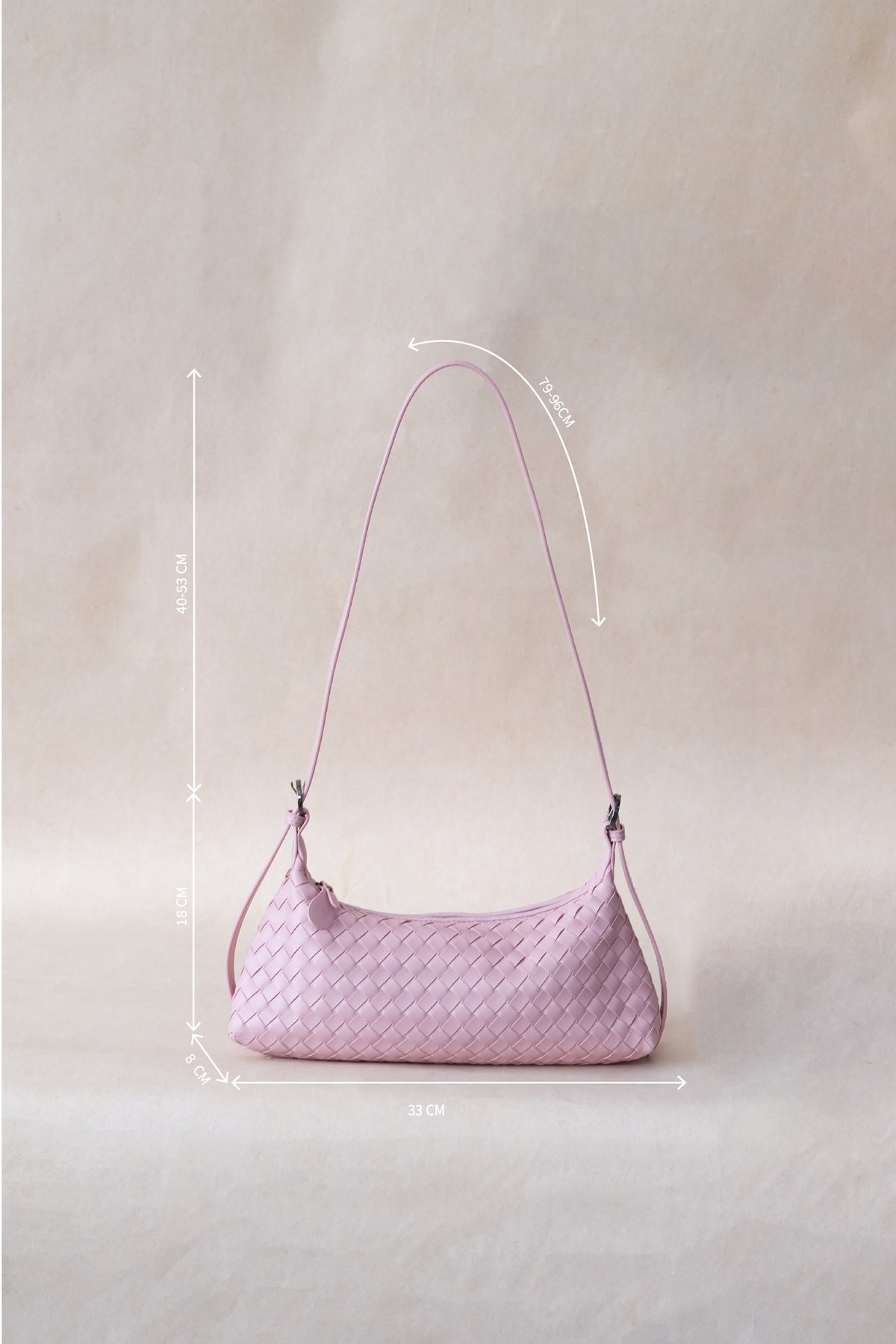 Maison Artisan Colette Baguette Bag - Lotus Pink