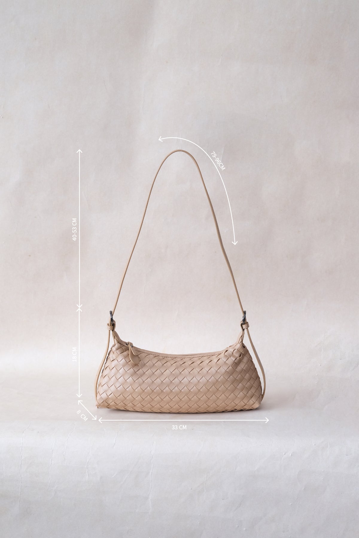 Maison Artisan Colette Baguette Bag - Almond