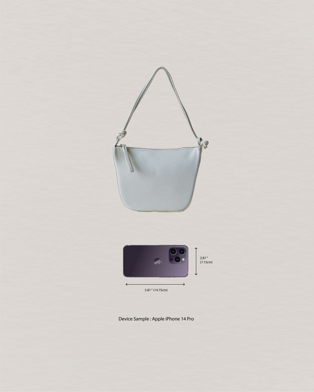 Luna Douce Bag - Cream White