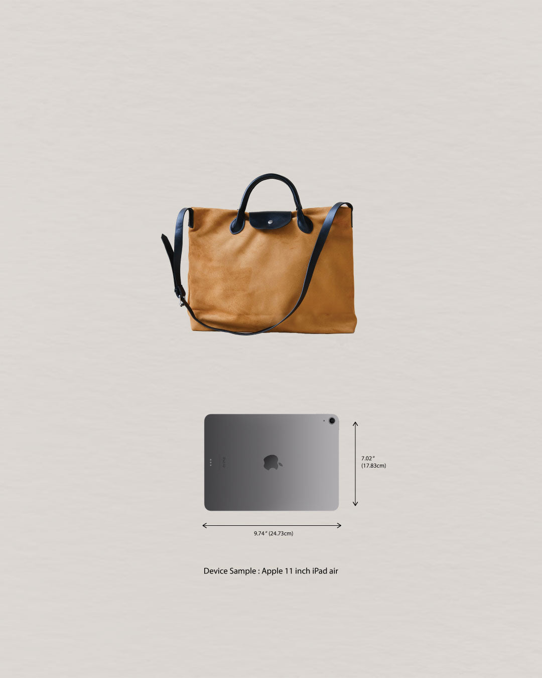 The Large Parisian Bag In Mustard Brown