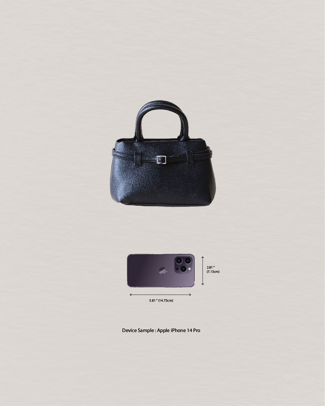 The Petite Bag - Classic Black