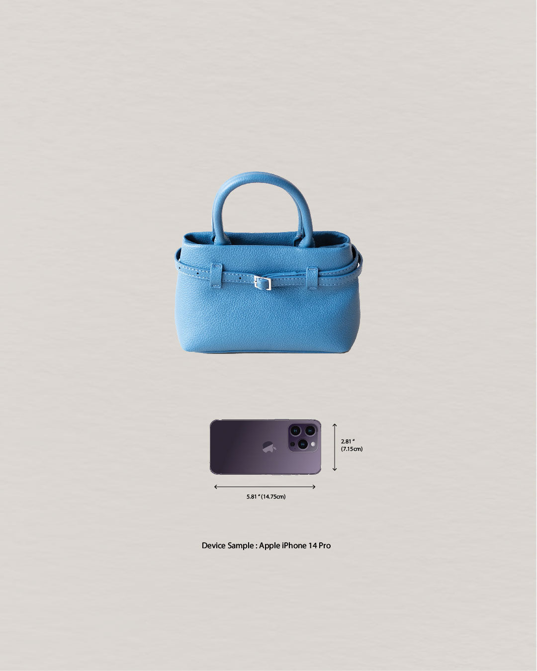 The Petite Bag - Blue