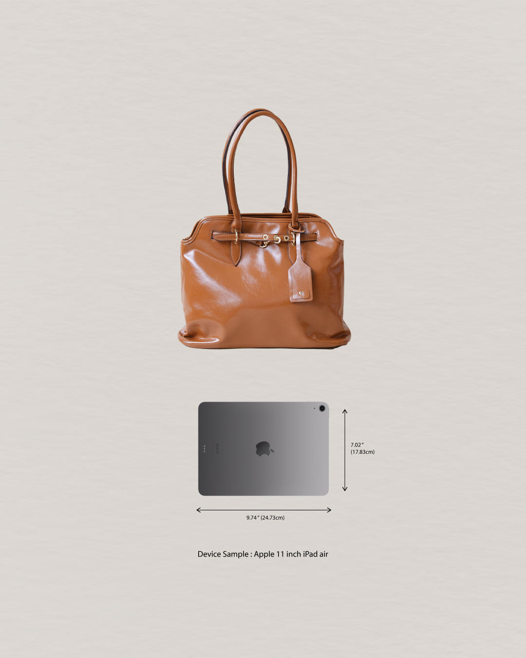Timeless Grace Tote - Brown
