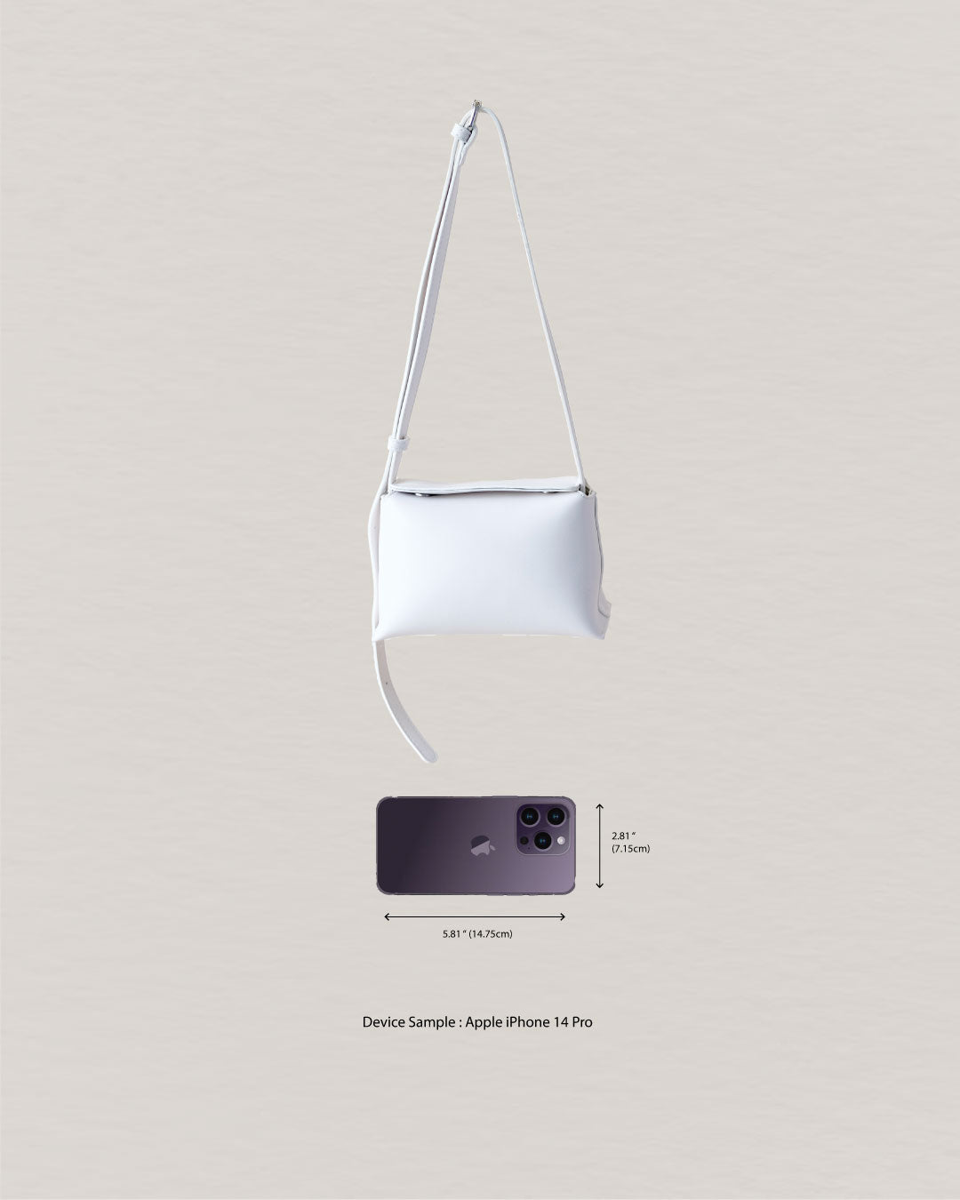 The Hana Box Bag - White