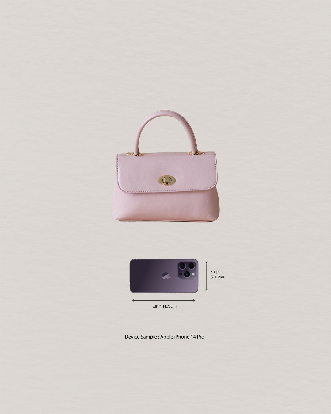 The Vivienne Box - Macaroon Pink