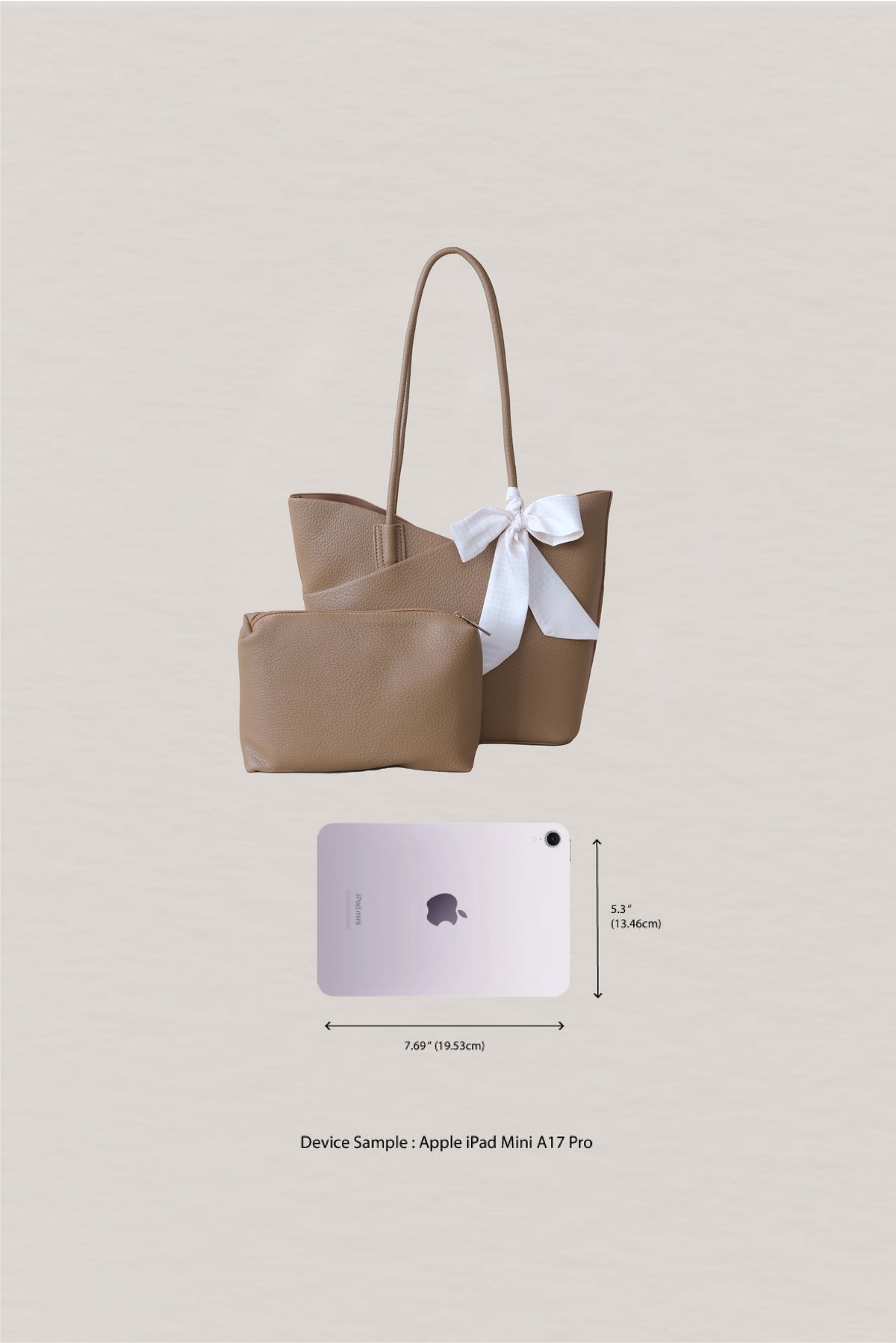 Flower Bud Aura Bag - Biscotti