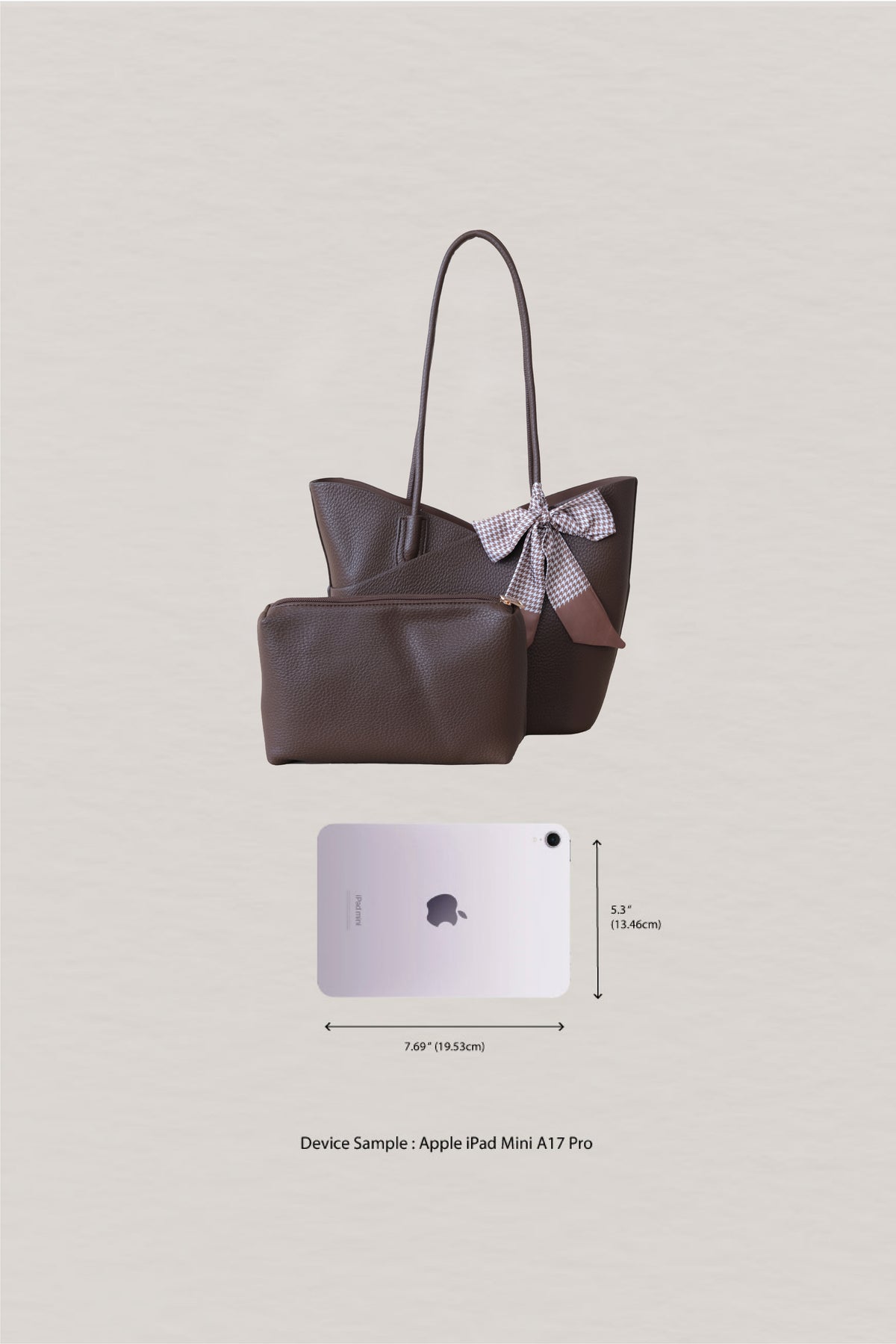 Flower Bud Aura Bag - Coffee