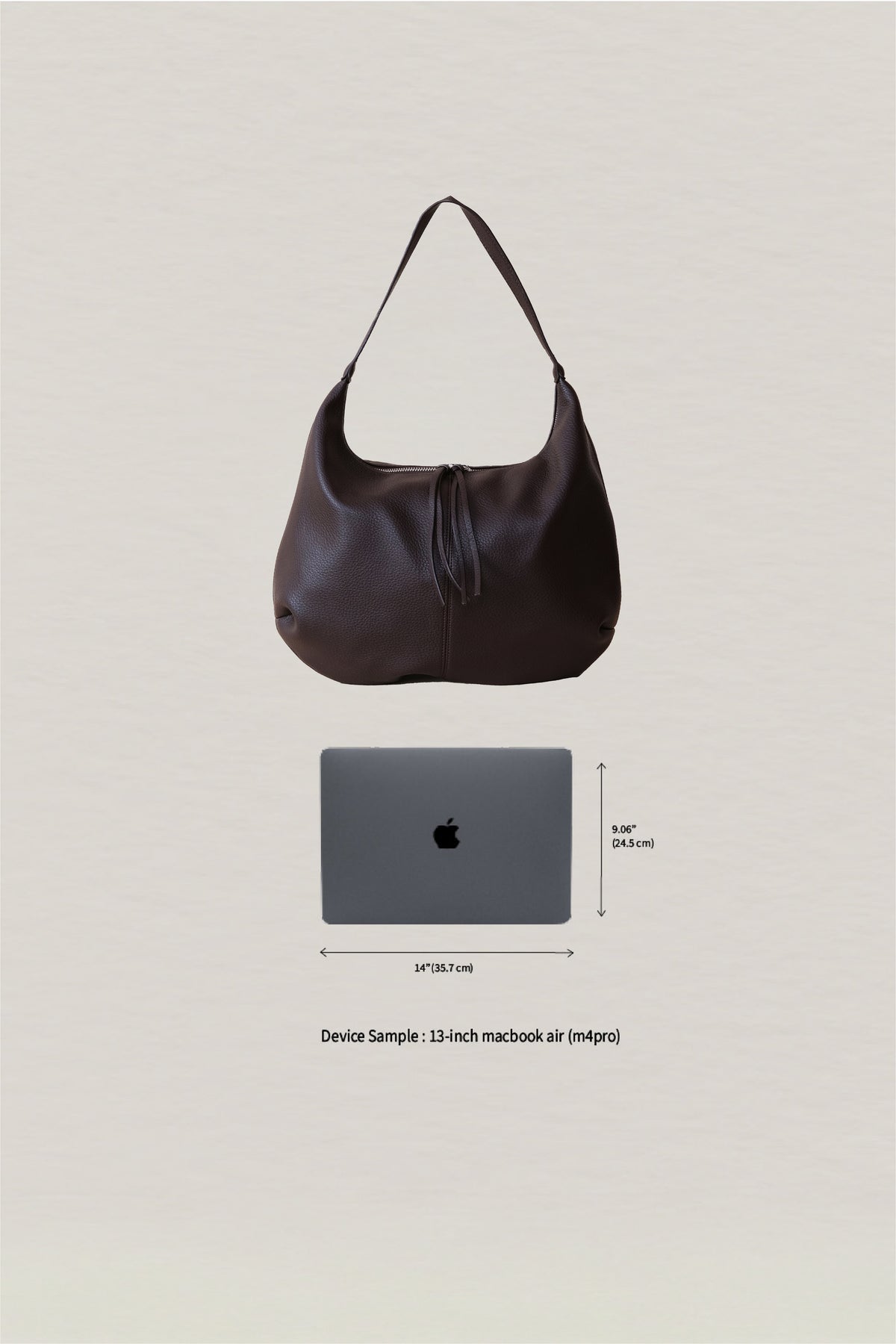 Elaria Commuter Tote - Coffee