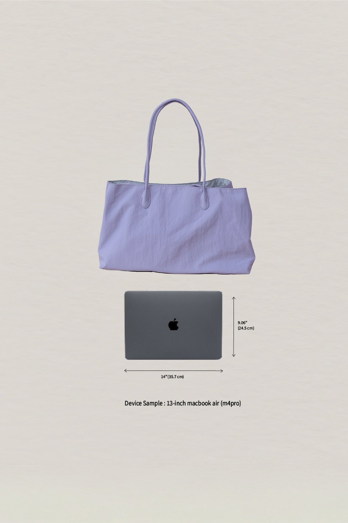 Noir Atelier Utility Tote - Light Purple