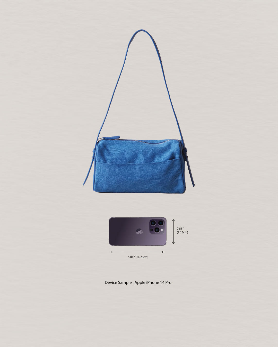 Denim Ease Bag - Dark Blue