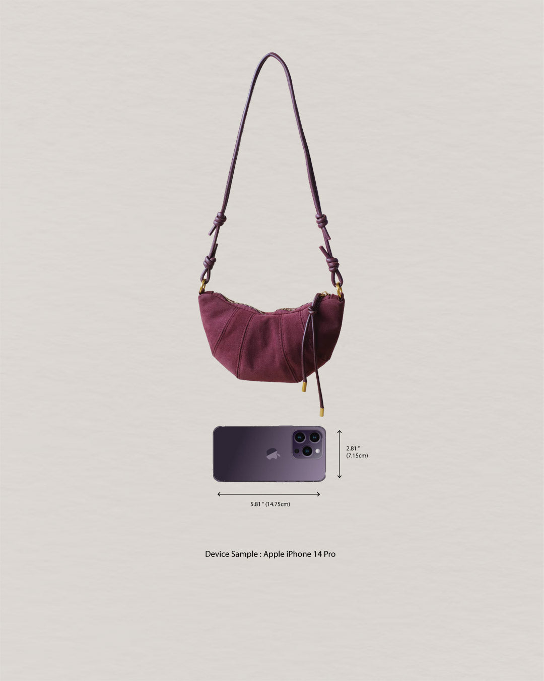 Matte Little Delight - Wine Red