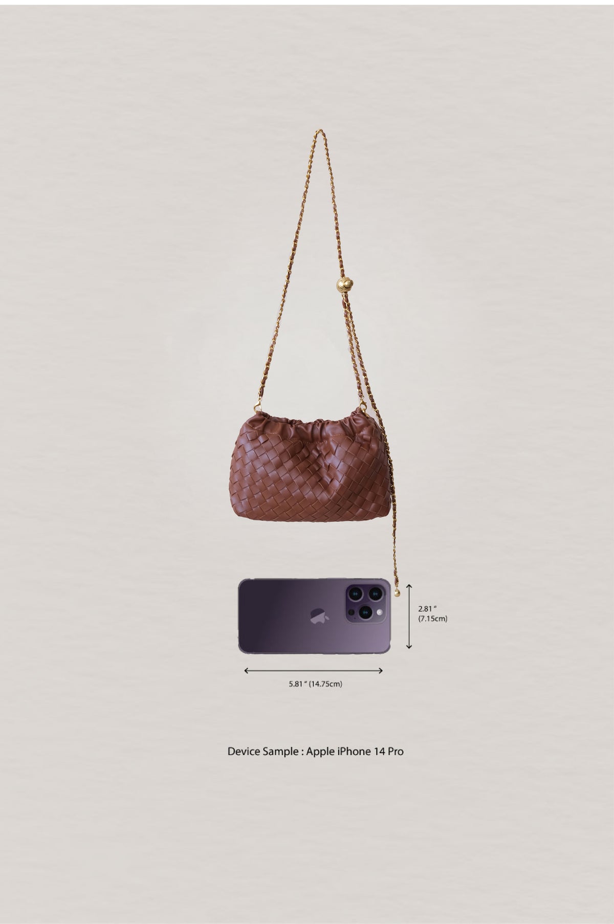 Artisan Signature Cloud Bag - Shinny Chestnut