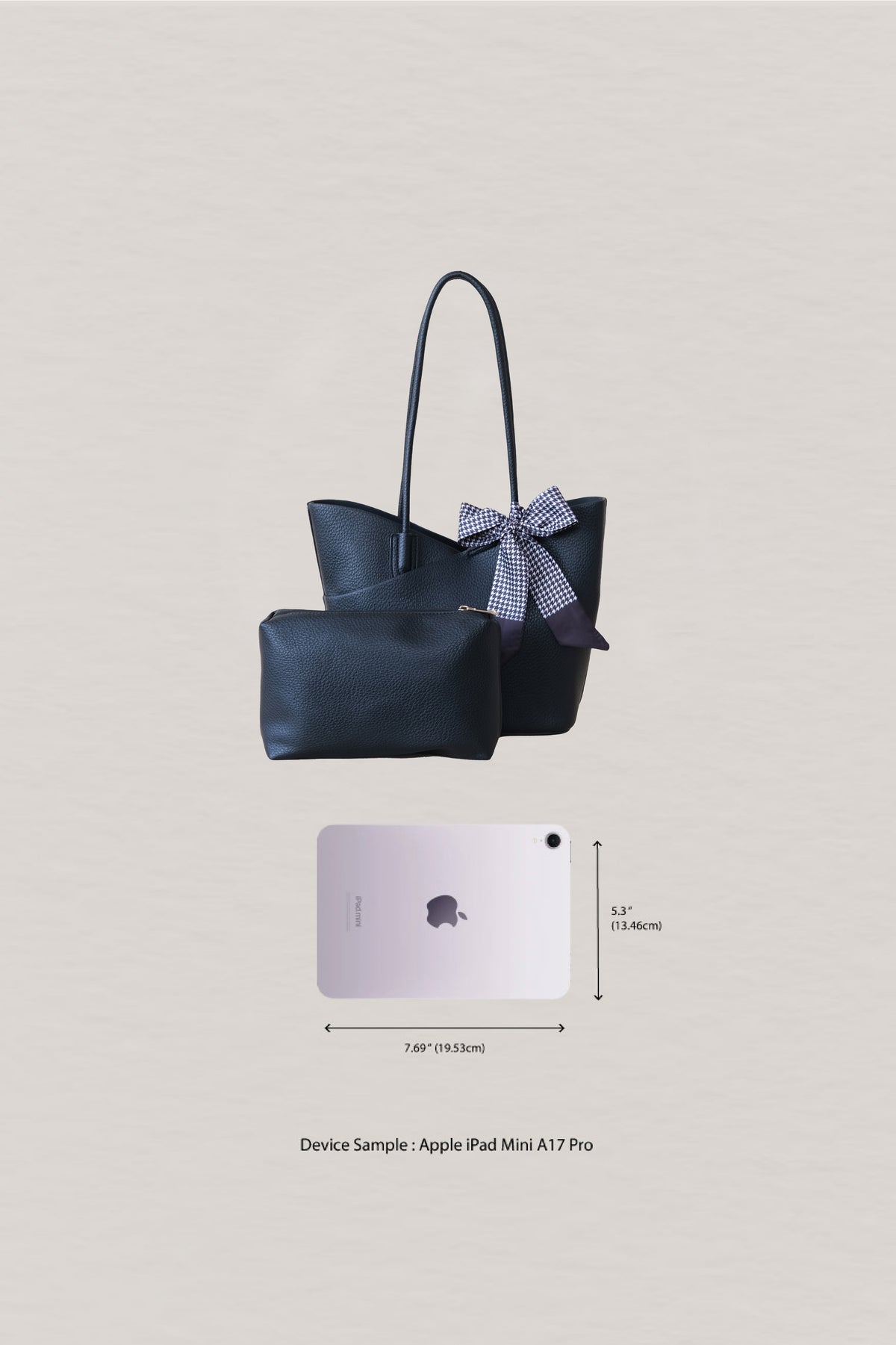 Flower Bud Aura Bag - Black